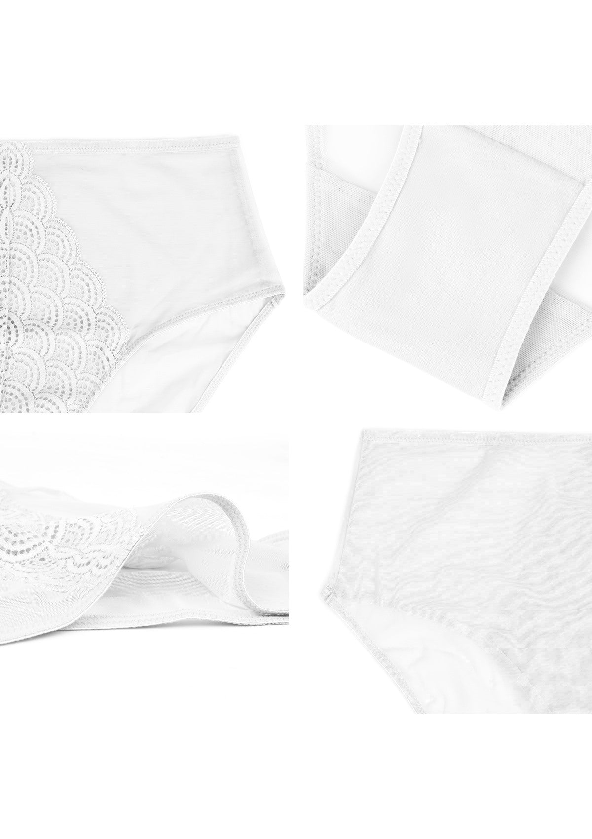 Mermaid High-Rise Lace Brief Underwear - HSIA