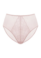 Mermaid High-Rise Light Pink Lace Brief Underwear - HSIA