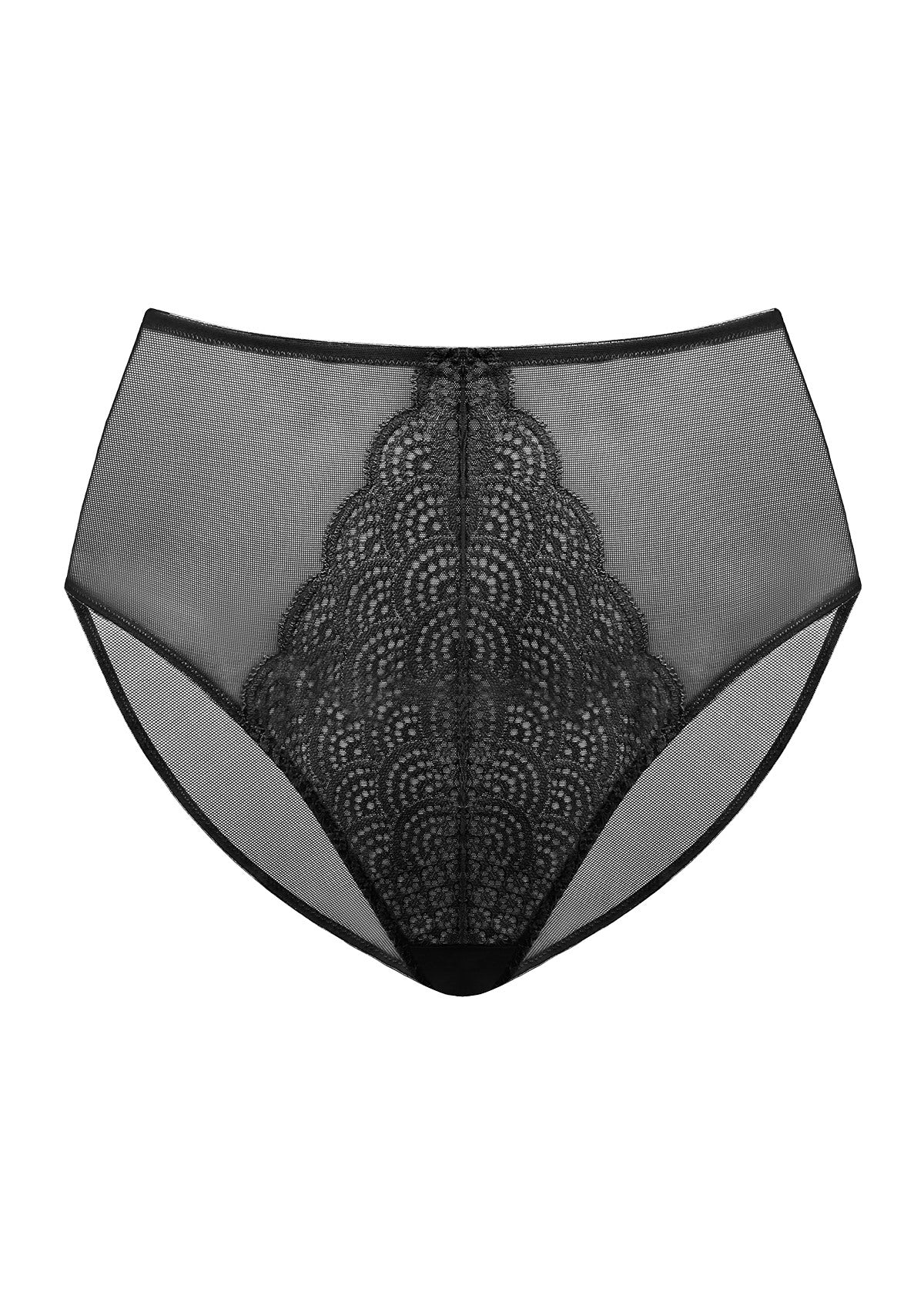 Mermaid High-Rise Lace Brief Underwear - HSIA