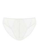 Mermaid Scales Soft Lace Mid-Rise Bikini Underwear - HSIA