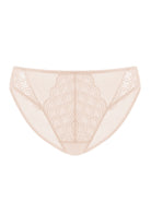 Mermaid Scales Soft Lace Mid-Rise Bikini Underwear - HSIA