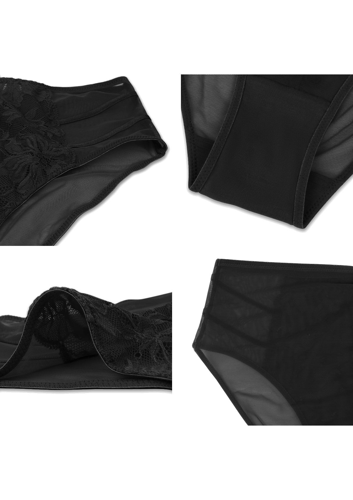Pretty In Petals High-Rise Lace Brief Underwear - HSIA