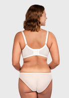 Pretty In Petals Black Unlined Strappy Lace Bra - HSIA