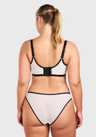 Punk Chic Strappy Unlined Balconette Bra - HSIA