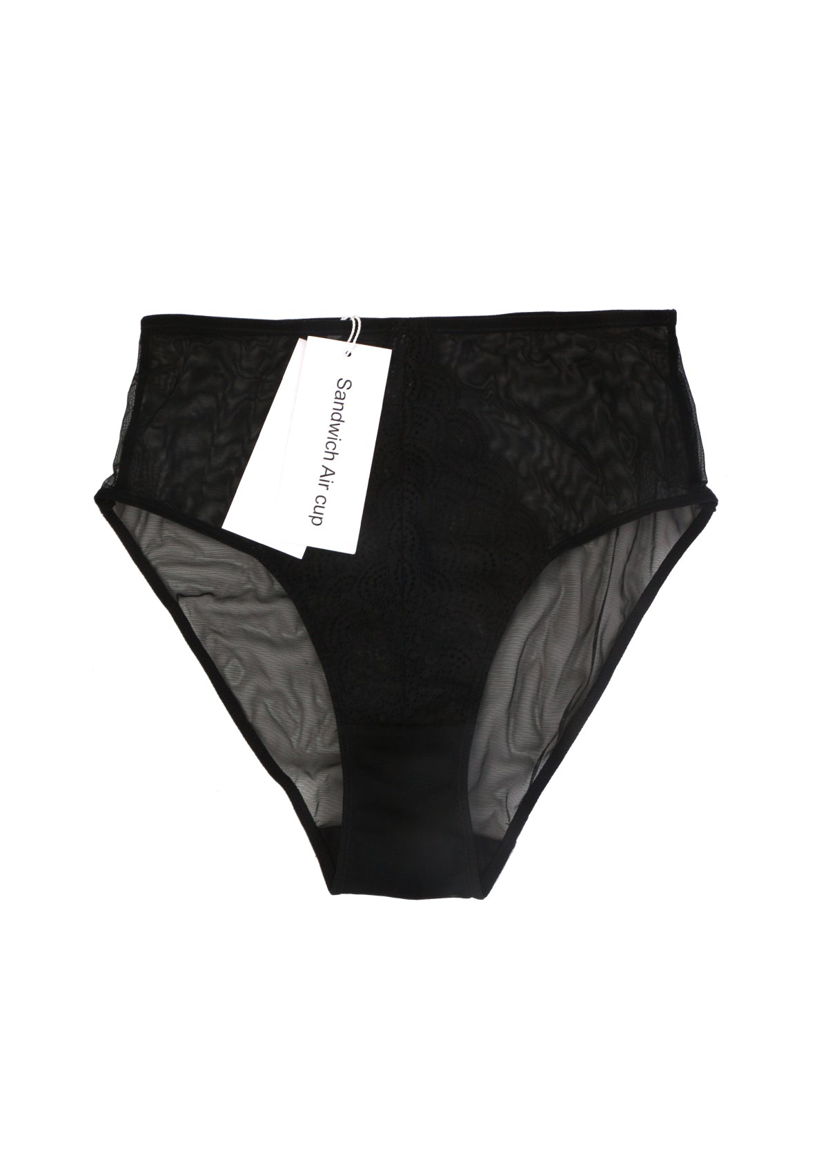 Sandwich Air cup Mesh Lace Panty Women Underwear - HSIA