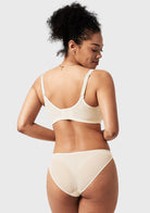 Seraphina Unlined Underwire Sheer Mesh Bra - HSIA