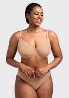 Seraphina Unlined Underwire Sheer Mesh Bra - HSIA