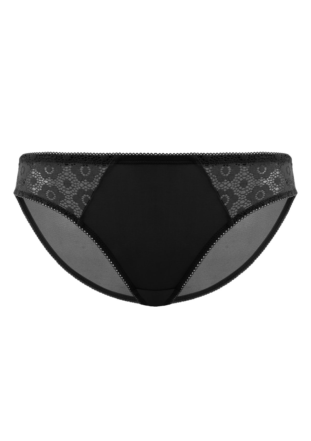 Serena Comfort Lace Trim Bikini Underwear - HSIA