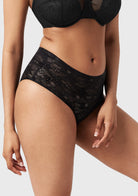 Silken Soft Floral Comfort Lace High-Waisted Breathable Underwear - HSIA