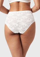 Silken Soft Floral Comfort Lace High-Waisted Breathable Underwear - HSIA