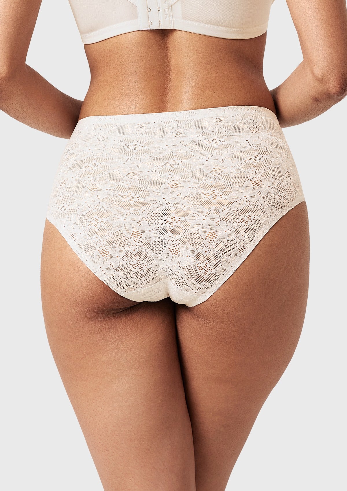 Silken Soft Floral Comfort Lace High-Waisted Breathable Underwear - HSIA