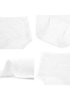 Silken Soft Floral Comfort Lace High-Waisted Breathable Underwear - HSIA