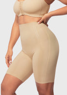 Songful High-Waist Thigh Slimmer Shapewear Tummy Control Body Shaper Short - HSIA