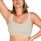 Songful Smooth Fit U-Neck Plus Size Wireless All-Day Comfort Full Coverage T-shirt Bra - HSIA