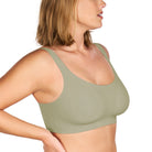 Songful Smooth Fit U-Neck Plus Size Wireless All-Day Comfort Full Coverage T-shirt Bra - HSIA