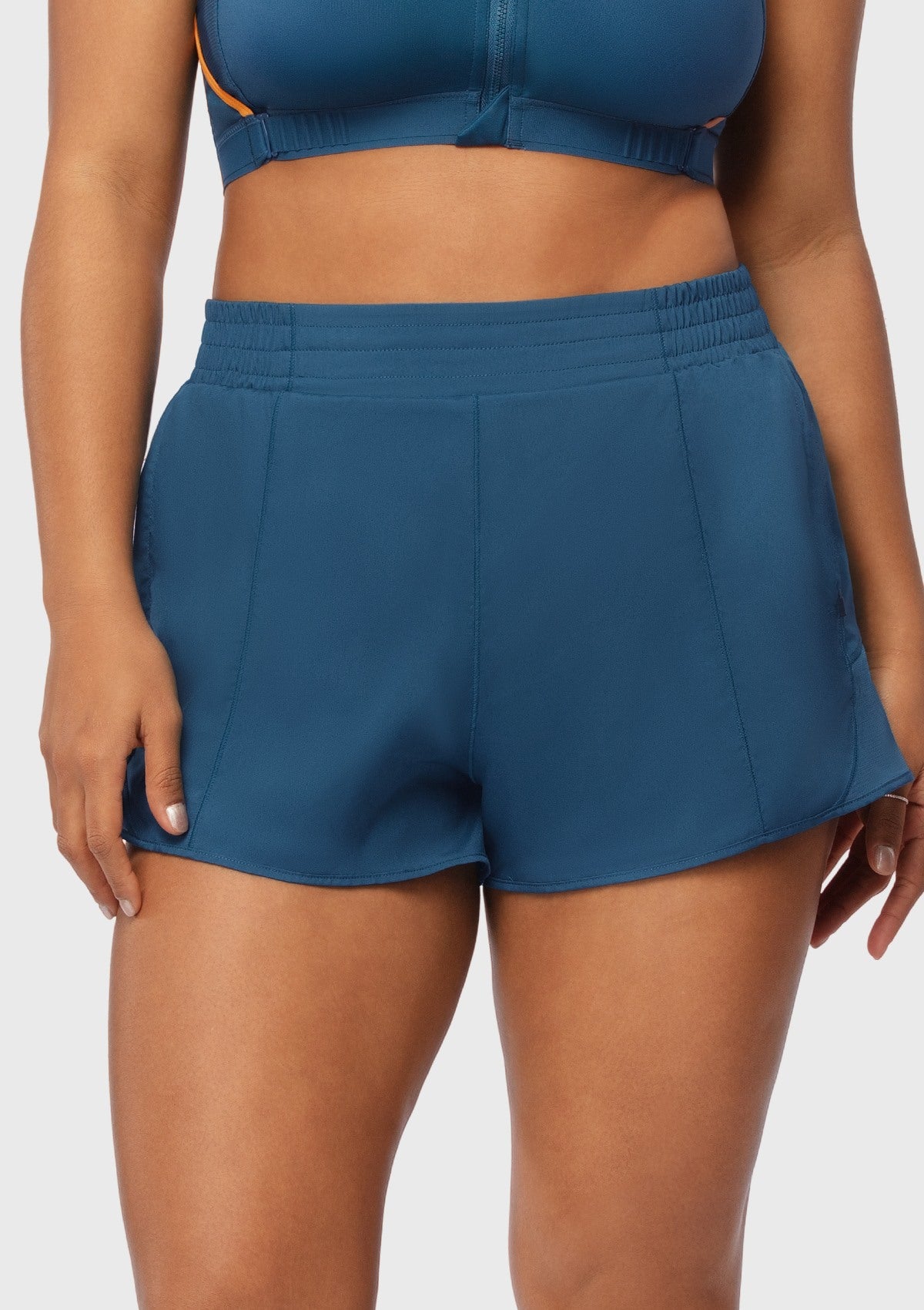 Speed Race Mid Waist Quick-Dry Running Shorts - HSIA