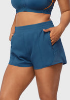 Speed Race Mid Waist Quick-Dry Running Shorts - HSIA