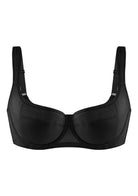 Starry Night Lightly Lined Lightly Padded Plus Size Balconette Bra - HSIA