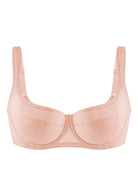 Starry Night Lightly Lined Lightly Padded Plus Size Pink Balconette Bra - HSIA