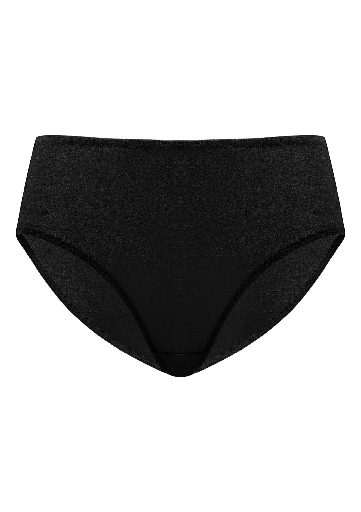 Starry Night Black Mesh High-Rise Brief Underwear - HSIA