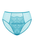 Sunflower High-Rise Horizon Blue Lace Brief Underwear - HSIA