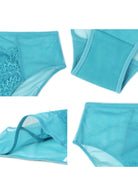 Sunflower High-Rise Horizon Blue Lace Brief Underwear - HSIA
