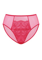 Sunflower High-Rise Raspberry Lace Brief Underwear - HSIA