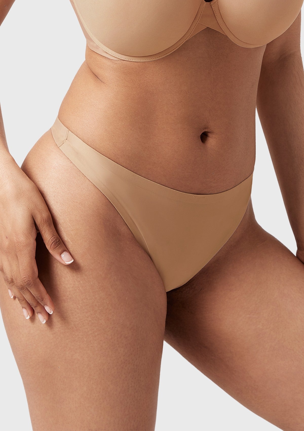 Ultimate Comfort Seamless Stretch Thong Breathable Film Underwear - HSIA
