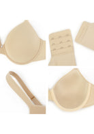 Ultra Comfort Lightly Padded T-shirt Minimizer Full Coverage Bra - HSIA