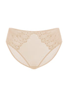 Winter Sonata Embroidered High-Rise Sheer Mesh Lace Bikini Undewear - HSIA