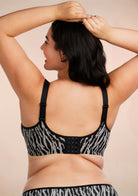 Zebra Wild Unlined Underwire Mesh Bra - HSIA