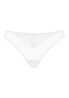 Enchante Floral Lace Sheer Mesh Back Thong Undewear - HSIA