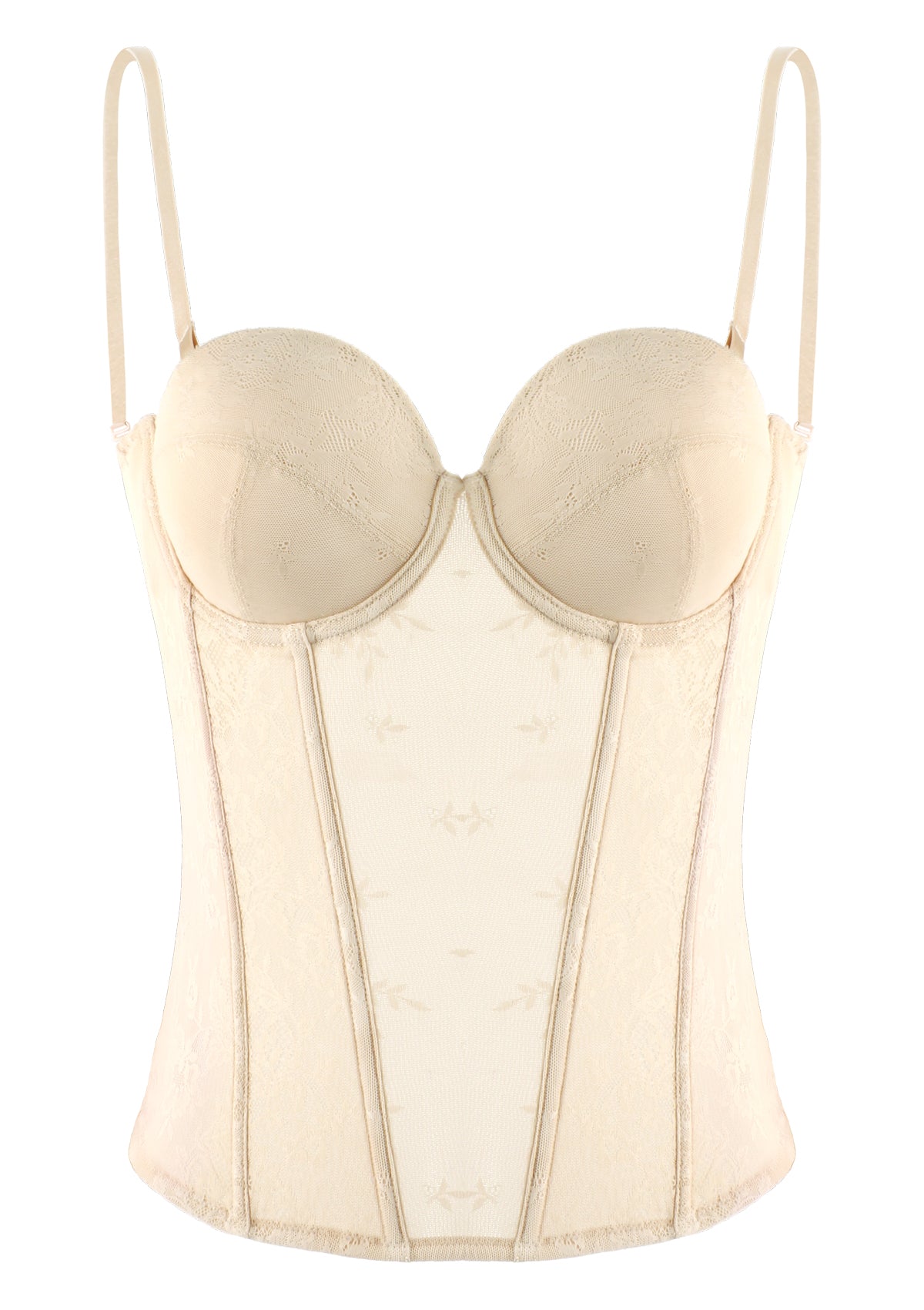 Momship Overbust Lace Corset Bustier - HSIA