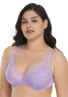 (Cardi B recommends)Enchante Unlined Non-padded Lace Underwire Bra - HSIA