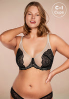 HSIA Blossom Black Unlined Lace Bra - HSIA