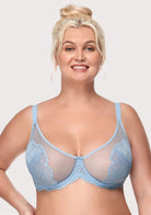 HSIA Blossom Pink Unlined Lace Bra - HSIA