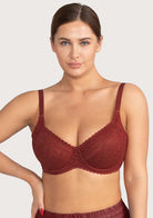 HSIA Leaf Flower Lace Unlined Bra - HSIA