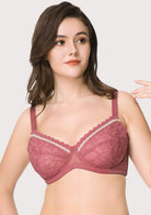 Jessamine Contrast Color Lace Underwire Bra Bundle - HSIA
