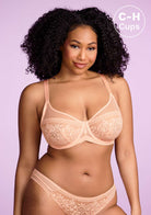 Gladioli Lace Unlined Underwire Bra - HSIA