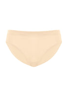 3D render of Beige Fiery high-rise cotton bikini underwear, perfect for matching with unlined seamless bras.
