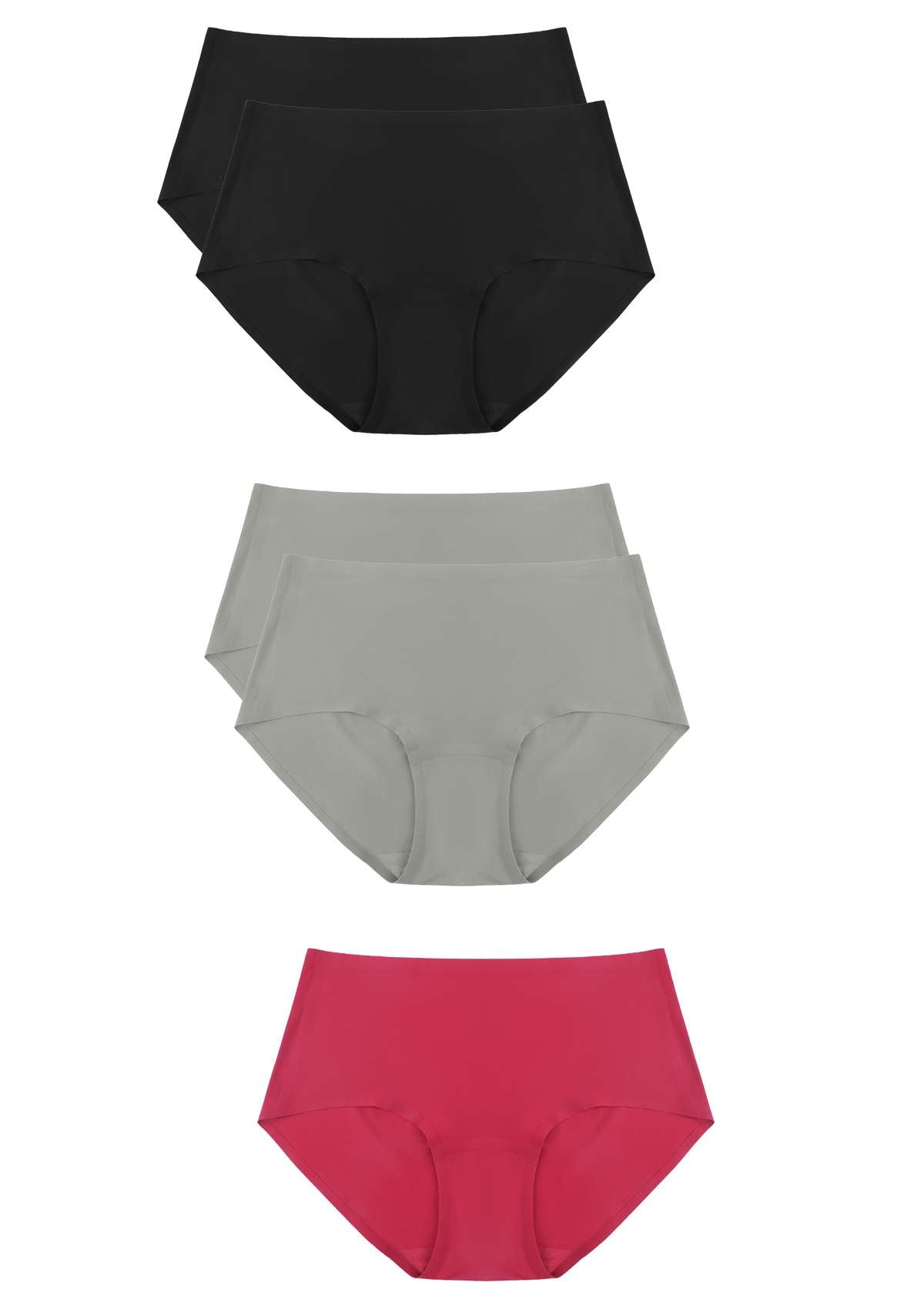 CoolFit Soft Stretch Seamless Brief Underwear Bundle - HSIA