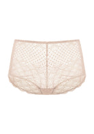 Mermaid Scales High Waist Lace Boyshort Panty - HSIA