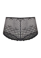 Mermaid Scales High Waist Lace Boyshort Panty - HSIA