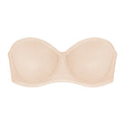Leopard Unlined Strapless Minimizer Bra - HSIA