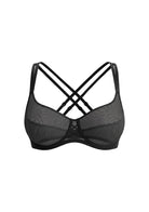 Lyra Sheer Mesh Multi-Way Unlined Balconette Bra - HSIA