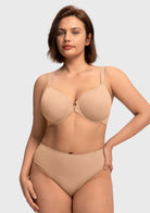 Comfort Underwire Front Closure Molded Cup Bra - HSIA