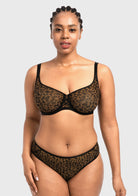 Lyra Sheer Mesh Multi-Way Unlined Balconette Bra - HSIA