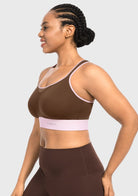 HSIA FlexCore High Impact Racerback Sports Bra Adjustable Support Full Coverage Fit - HSIA