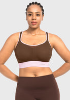 HSIA FlexCore High Impact Racerback Sports Bra Adjustable Support Full Coverage Fit - HSIA