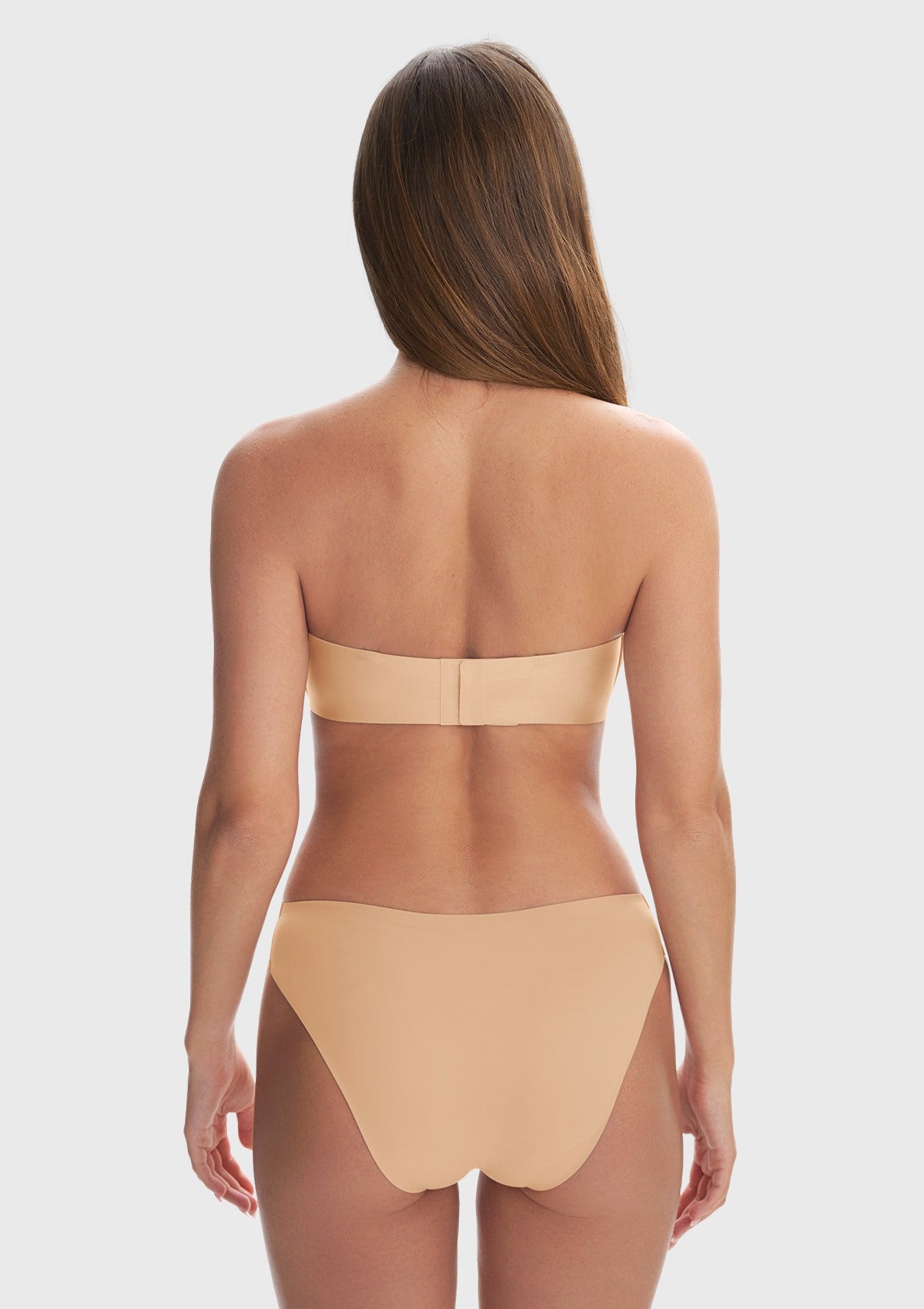 Juliette Bandless Seamless Push Up Strapless Underwire Bra - HSIA
